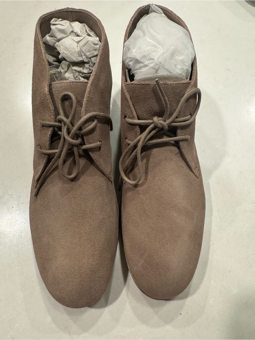 Women’s Suede Chukka Boots - Taupe Franco Sarto Portier size 8